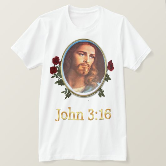 T-shirts John 3:16 (Design devant)