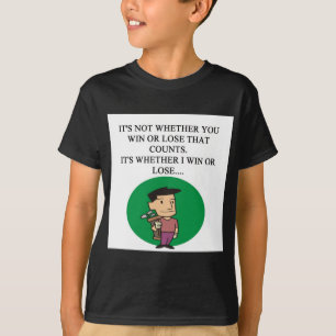 T-shirts jouants au golf de cadeaux de
