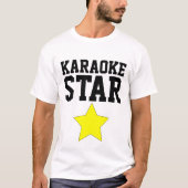 T-shirts KARAOKE STAR (Devant)