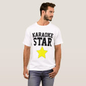 T-shirts KARAOKE STAR (Devant entier)