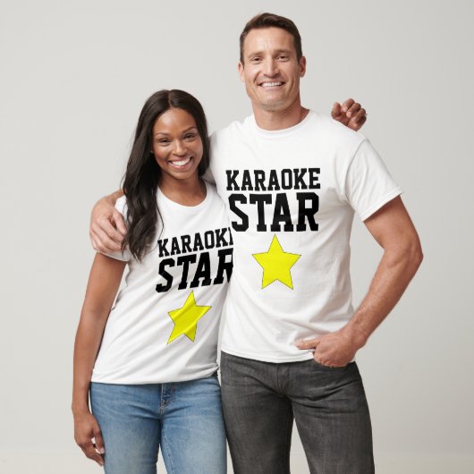 T-shirts KARAOKE STAR (Unisexe)