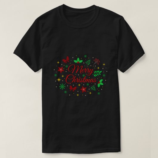 T-shirts Kerstmis (Design voorkant)