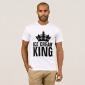 T-SHIRTS KING CRÈME GLACE (Devant entier)