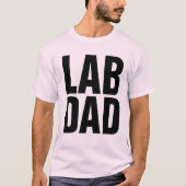T-shirts LAB DAD (Labrador) (Devant)