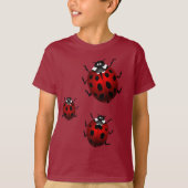 T-shirts Ladybug de l'enfant Chemises Ladybug mign (Devant)