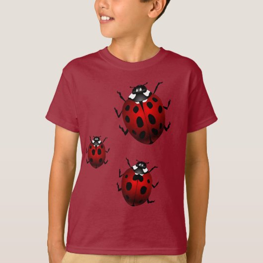 T-shirts Ladybug de l'enfant Chemises Ladybug mign (Devant)