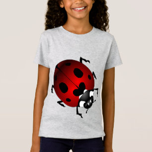 T-shirts Ladybug pour filles Chemises Ladybug pour