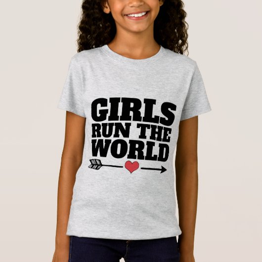T-Shirts LES FILLES DIRIGENT LE MONDE (Devant)