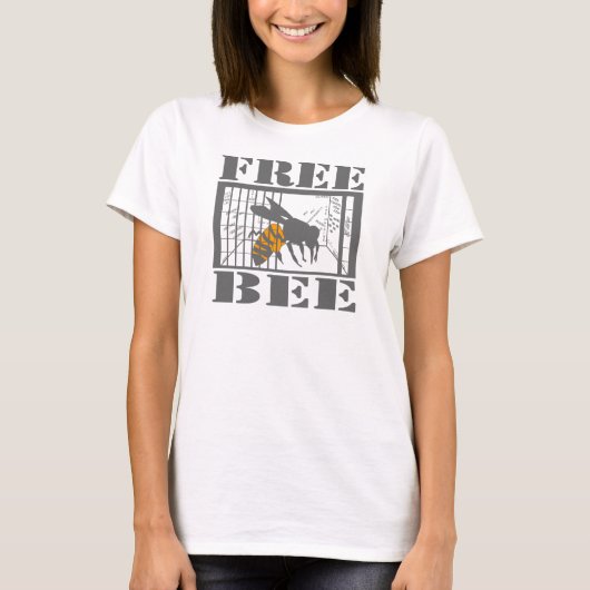 T-shirts libres d'abeille (Devant)