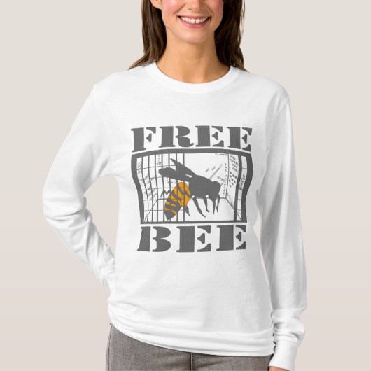 T-shirts libres d'abeille (Devant)