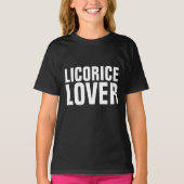 T-shirts LICORICE LOVER (Devant)