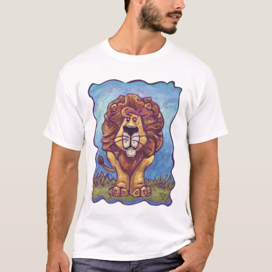T-shirts Lion Fun Heads and Tails (Devant)