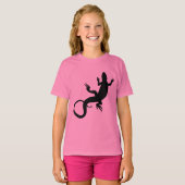 T-shirts Lizard Art pour enfants Chemises Reptile  (Devant entier)