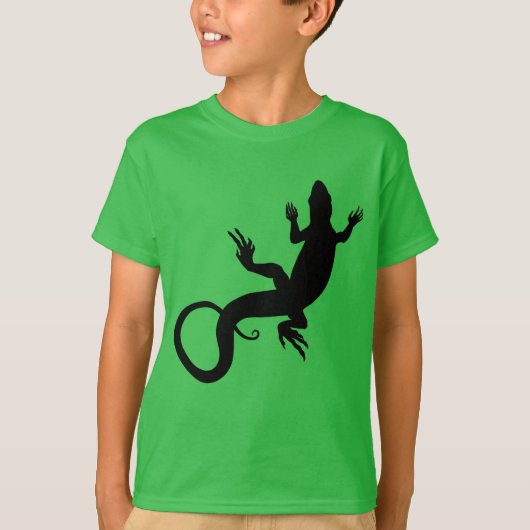 T-shirts Lizard Art pour enfants Chemises Reptile  (Devant)