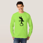 T-shirts Lizard Art Shirts Long Manches Reptile (Devant entier)