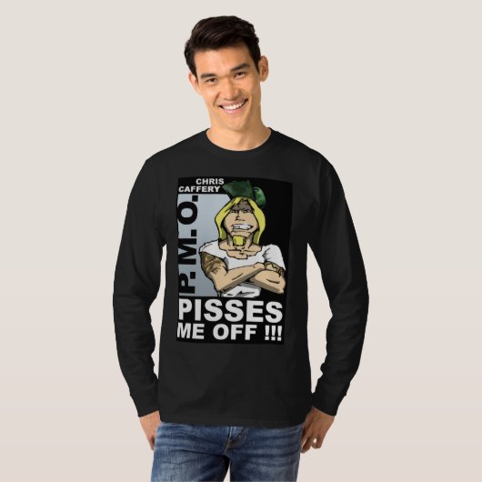 T-shirts longs et longs m'énervent (Devant entier)