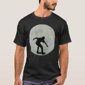 T-SHIRTS LUNE DE SKATEBOARDING (Devant)