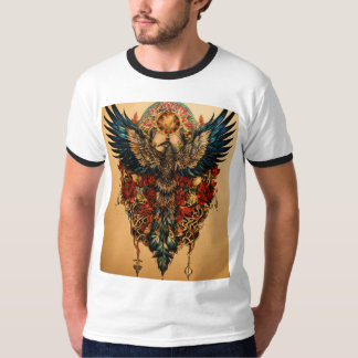 T-Shirts Majeure Tatouage Aigle Design