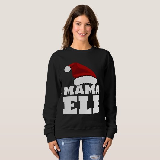 T-SHIRTS MAMAN ELF NOËL DE NOËL (Devant entier)
