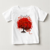 T-shirts Mariages Arbre Rouge (Devant)