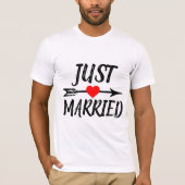 T-shirts MARIAGES JUSTE MARIÉS (Devant)