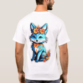 T-shirts masculins Blue Fox (Dos)
