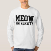 T-shirts MEOW UNIVERSITY (Devant)