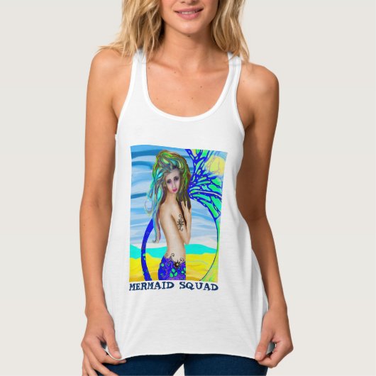 T-shirts MERMAID SQUAD Art (Devant)
