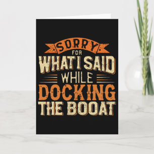 T-shirts met boot humor - Grappige bootkapitein Kaart