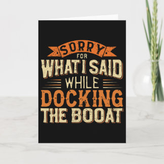 T-shirts met boot humor - Grappige bootkapitein  Kaart
