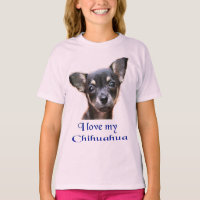 T-shirts met Chihuahua-hond