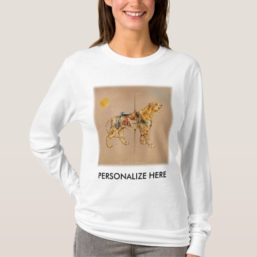 T - shirts met lange mouwen - Carrousel Tiger (Voorkant)