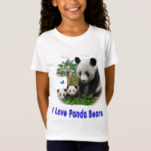 T-shirts met panda's