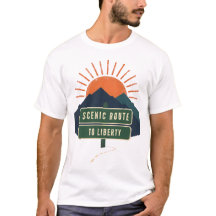 T-shirts met Schitterende Route naar Vrijheid