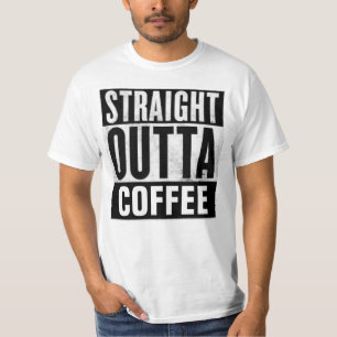 T-shirts met STRAATTE OUTTA COFFEE