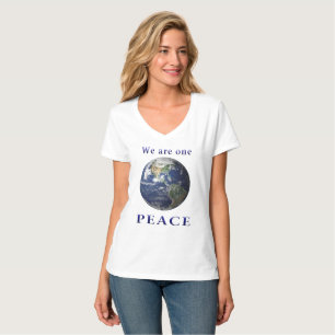 T-shirts met wereldvrede