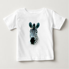 T-shirts met zebra-hoofdportret