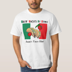 T-shirts mexicains de restaurant