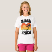 T-shirts MIAMI BEACH Florida (Devant entier)