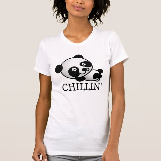 T-shirts mignon d'ours panda, drôle (Devant)