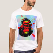 T-shirts Monkey Design - T-shirts Tri-Blend (Devant)