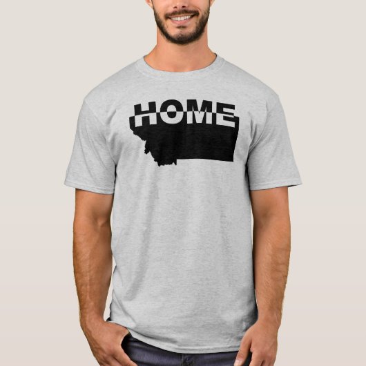 T-shirts Montana Maison Loin de l'État (Devant)