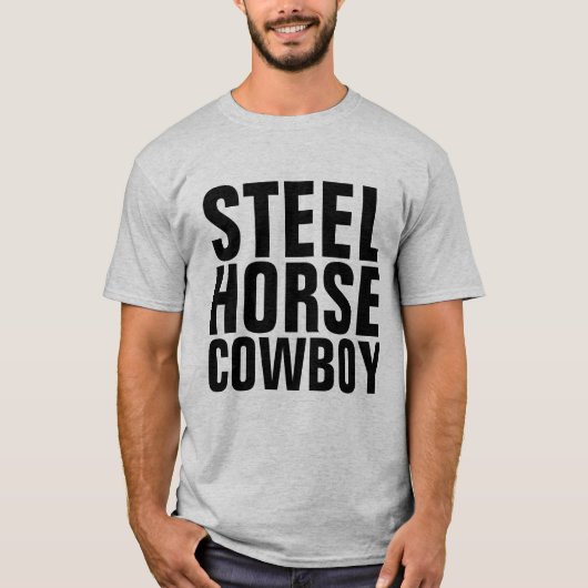 T-shirts MOTOCYCLE EN ACIER HORSE (Devant)
