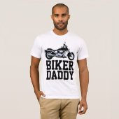 T-shirts MOTOCYCLES BIKER-PÈRE DADDY (Devant entier)