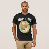 T-Shirts NAP KING FUNNY HOMMES (Devant entier)
