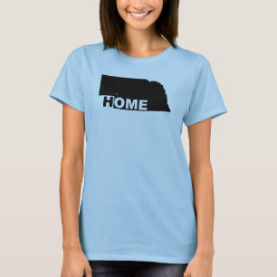 T-shirts Nebraska Maison Loin de l'État
