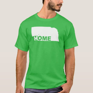 T-shirts Nebraska Maison Loin de l'État