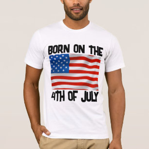 T-SHIRTS NÉS LE 4 JUILLET T-SHIRT