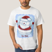 T-shirts Noël Snowman Père Noël (Devant)