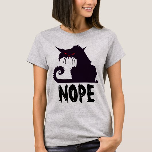 T-shirts NOIR CAT NOIR (Devant)